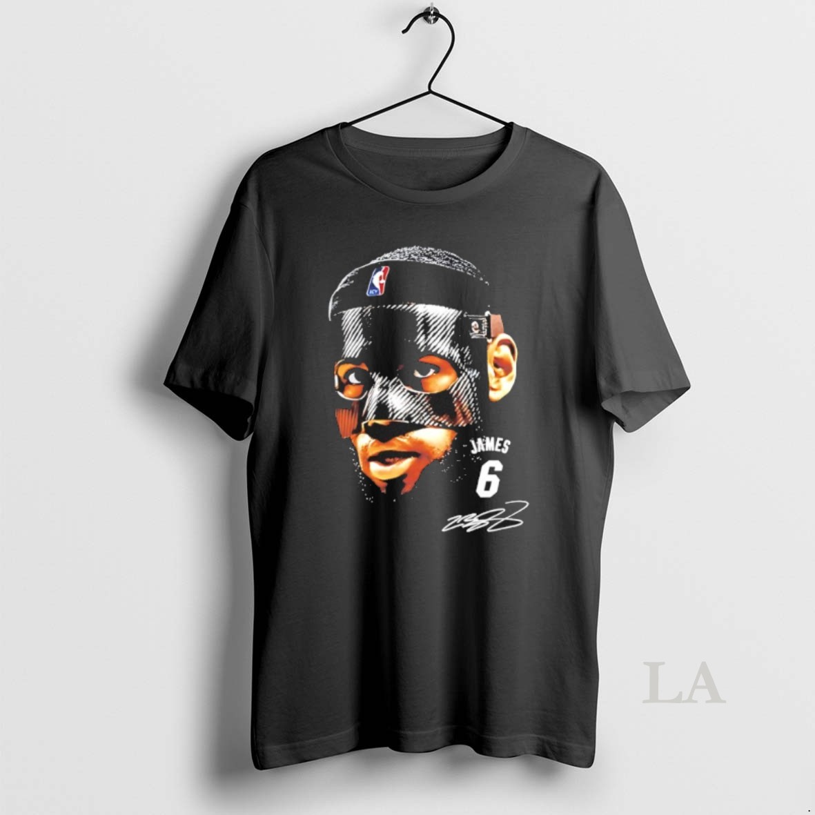 Original Masked Bron Lebron James Head Signature Shirt