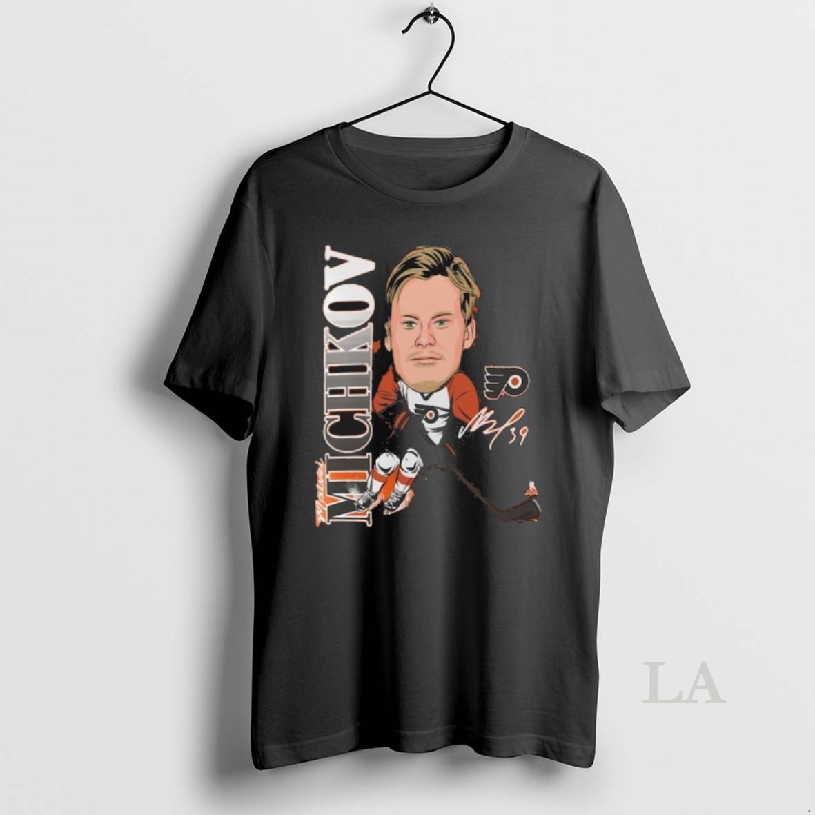 Original Matvei Michkov Philadelphia Flyers Caricature Player Shirt