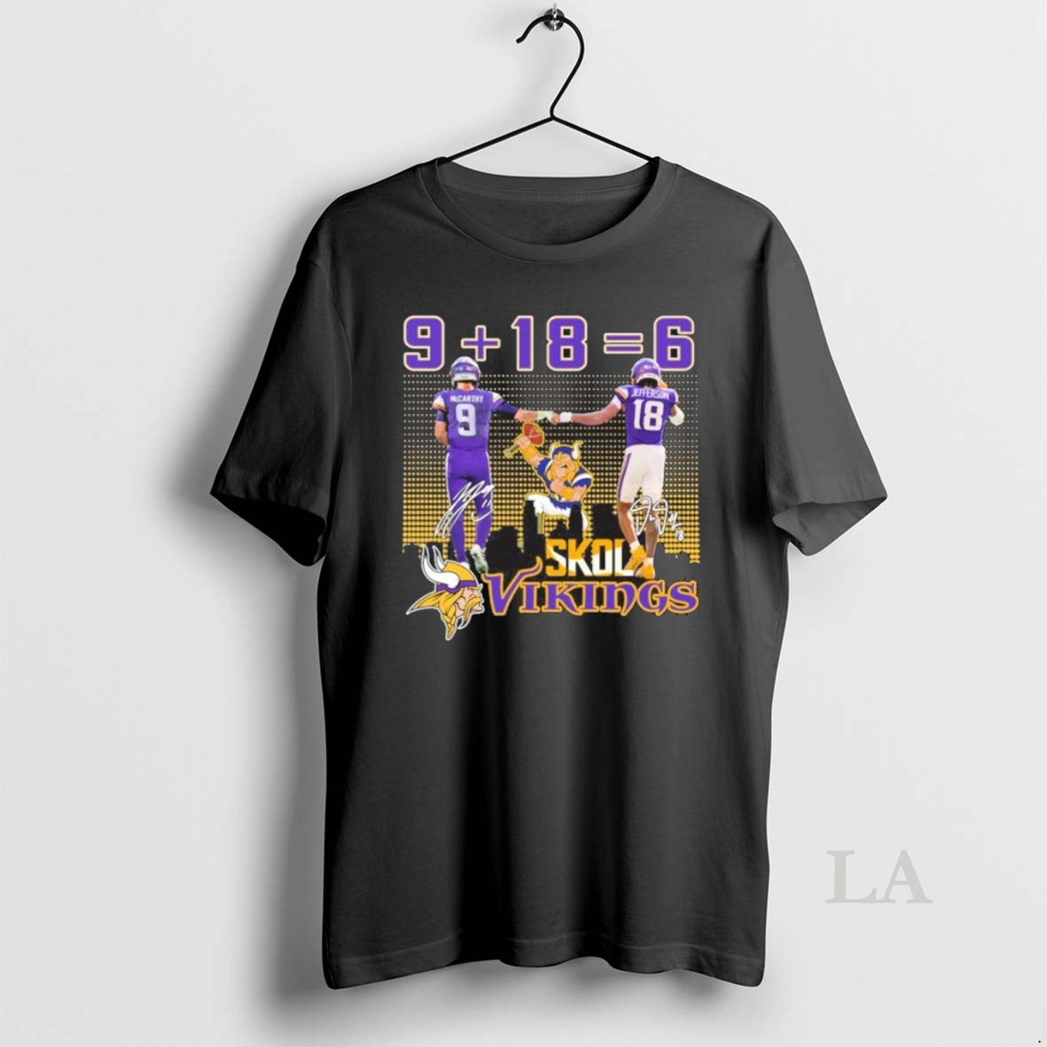 Original Mccarthy X Jefferson 9186 Skol Vikings Football Shirt