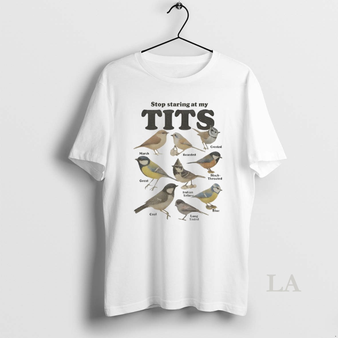 Original Meme Bird Stop Staring At My Tits Shirt