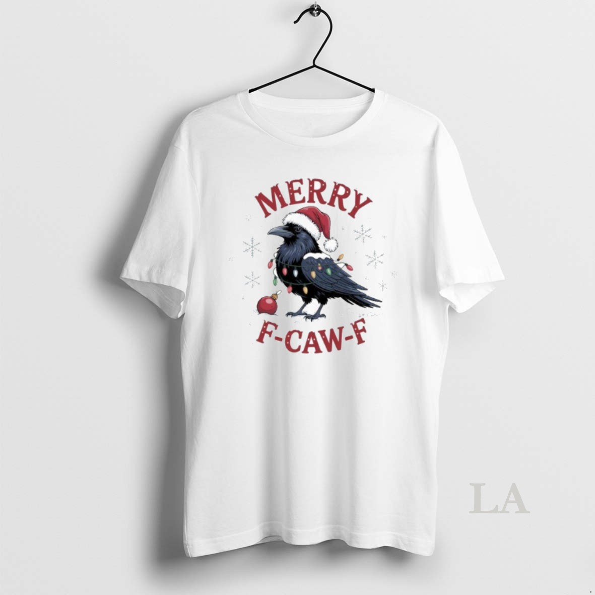 Original Merry F Caw F Crow Christmas Shirt