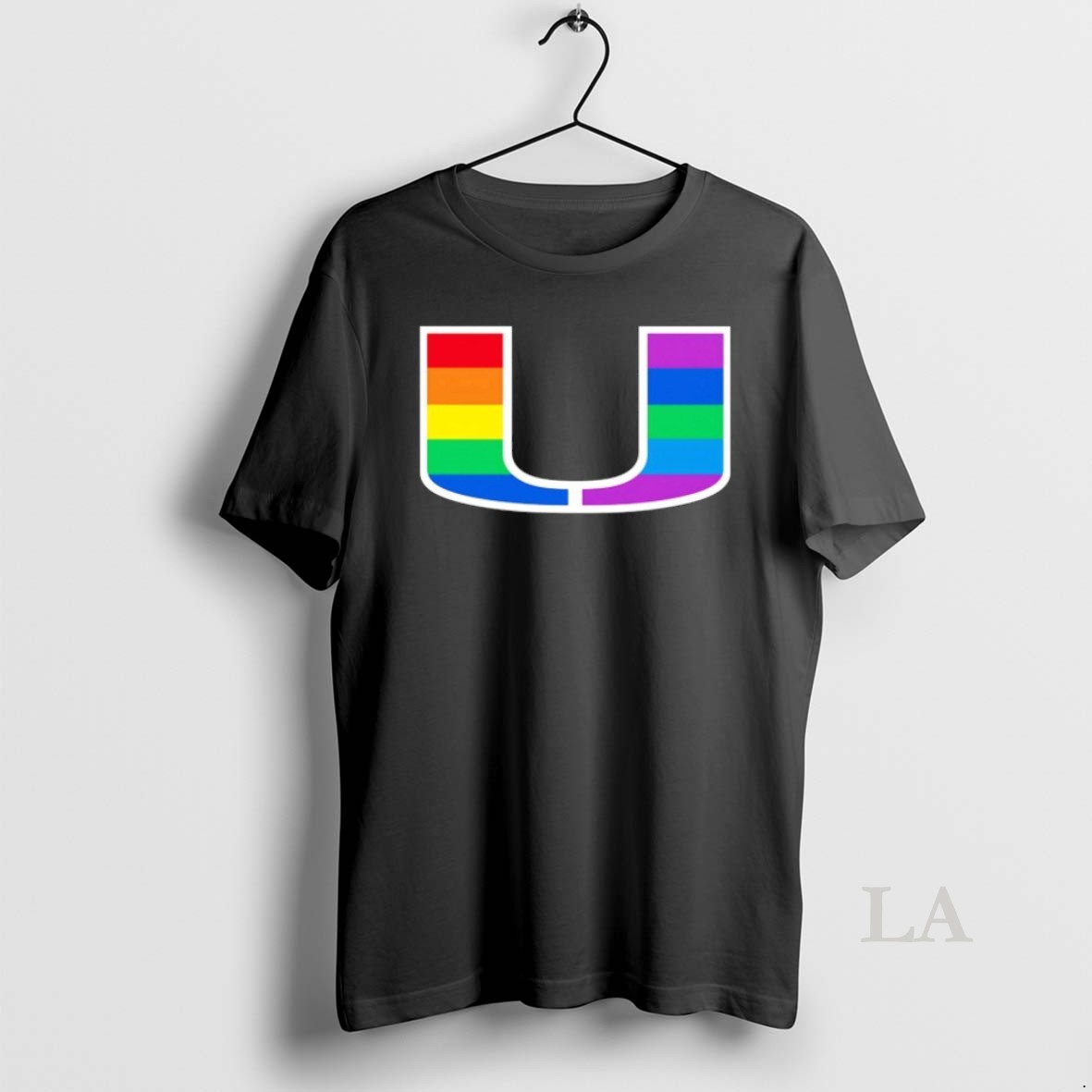 Original Miami Hurricanes Logo X Lgbt Rainbow Shirt
