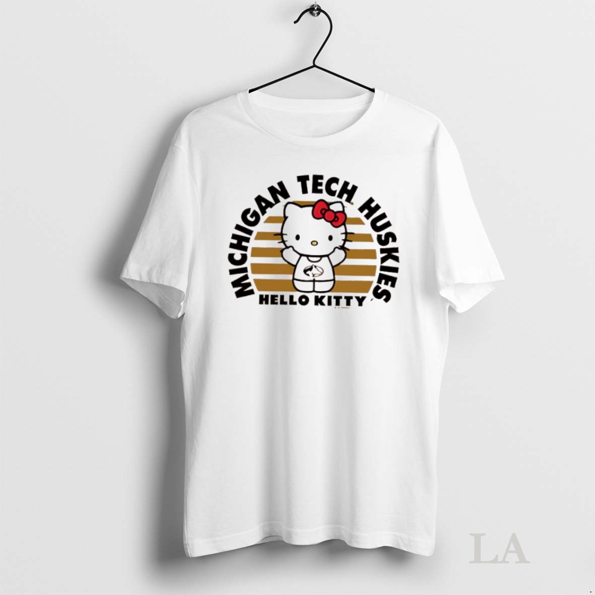 Original Michigan Tech Hello Kitty Collab Logo Shirt