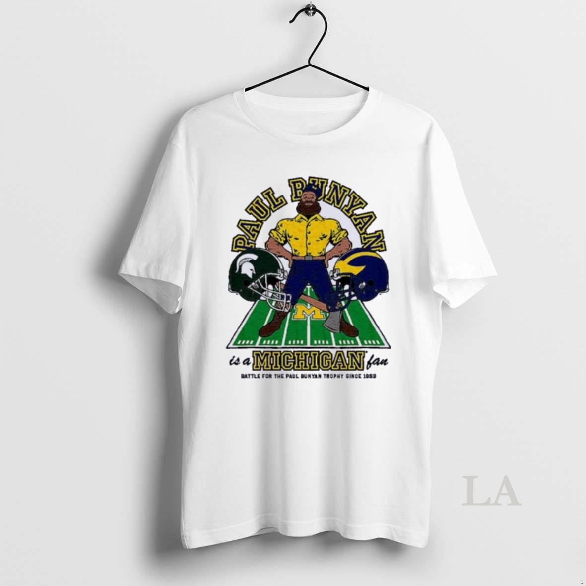 Original Michigan Wolverines Vs Michigan State Paul Bunyan Is A Michigan Fan Shirt