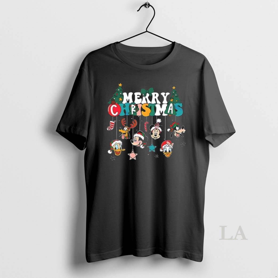 Original Mickey And Friends Merry Christmas Ornaments Snowflakes Shirt