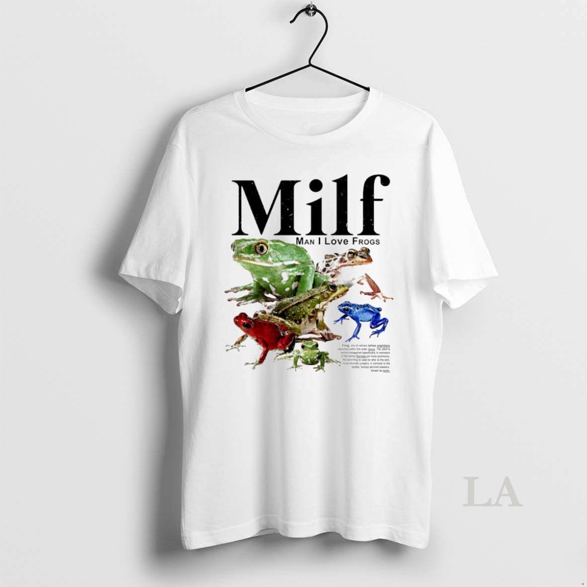 Original Milf Man I Love Frogs Graphic Shirt