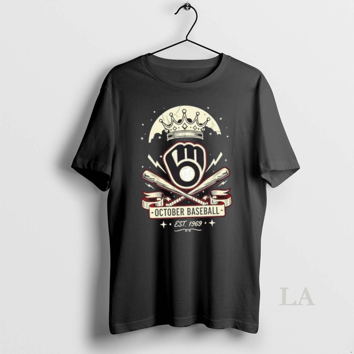 Original Milwaukee Brewers October Baseball Est 1969 Shirt