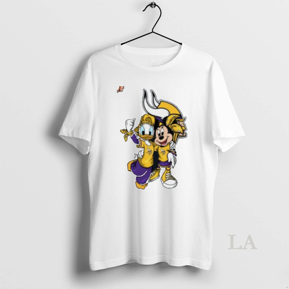 Original Minnesota Vikings Disney Characters Football T Shirt