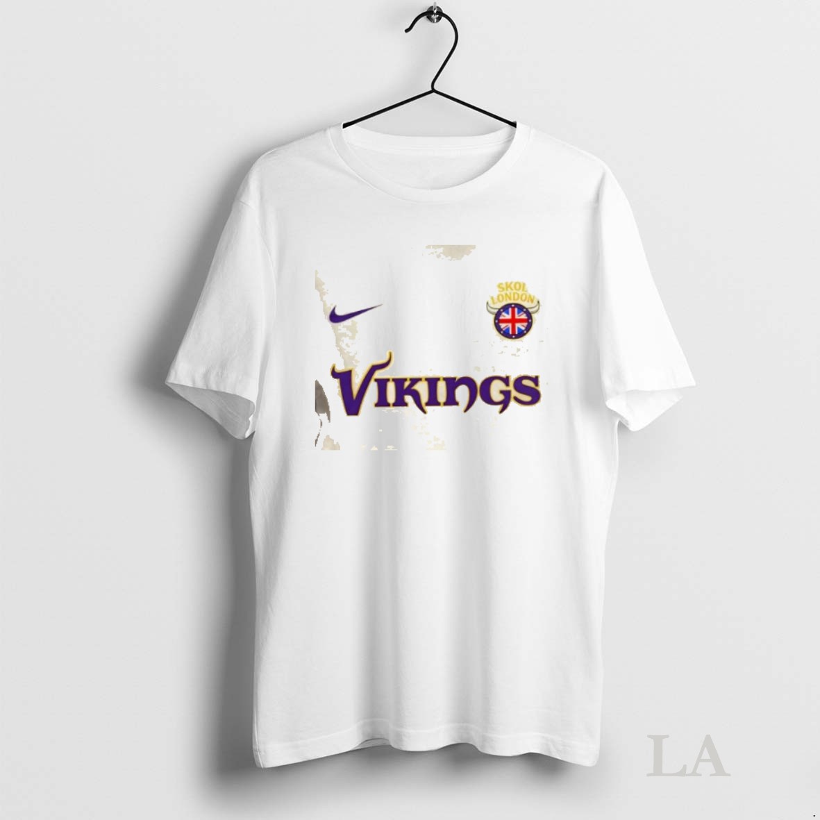 Original Minnesota Vikings In Skol Nfl London Games 2 Sided Shirt