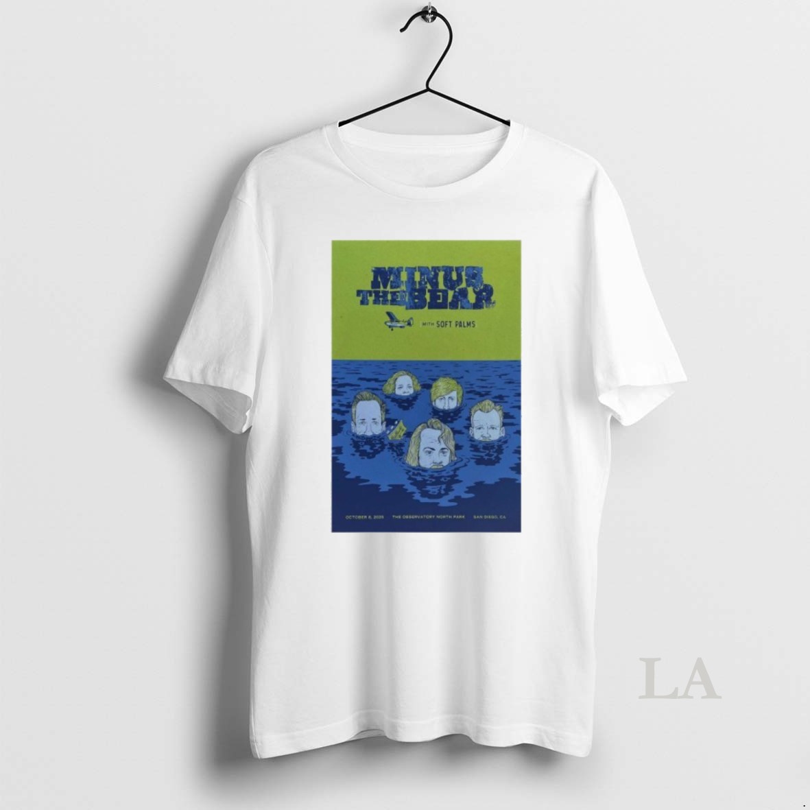 Original Minus The Bear Oct 8 2025 San Diego Ca Faces Shirt