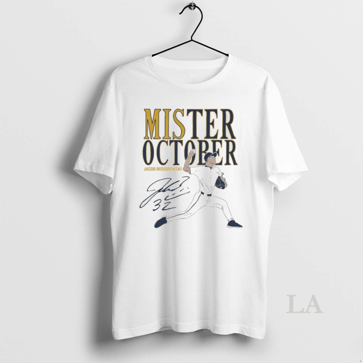 Original Mis Ter October Jacob Misiorowski Milwaukee Brewers Signature Shirt