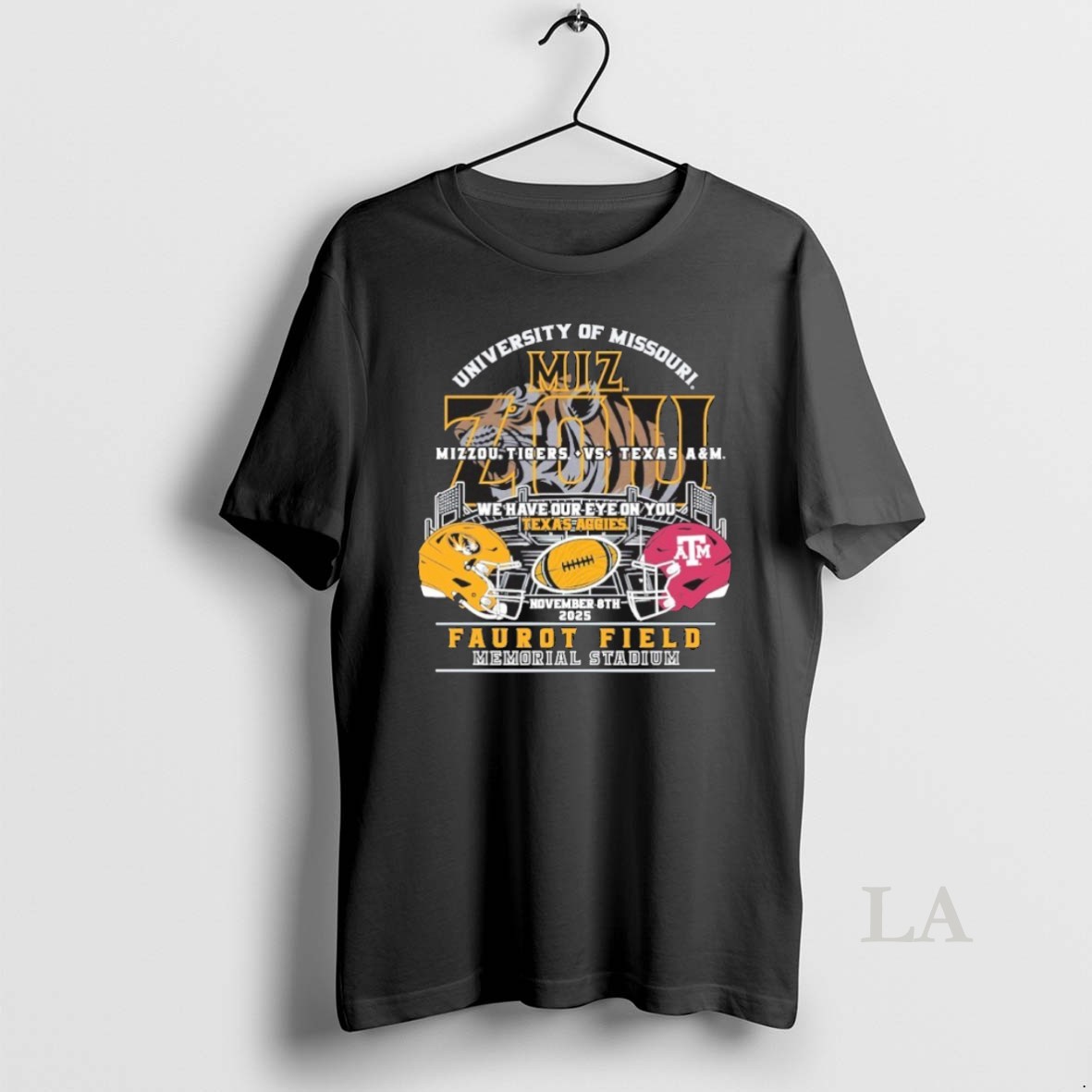 Original Mizzou Tigers Vs Texas Am 2025 We Have Our Eye On You Shirt 2