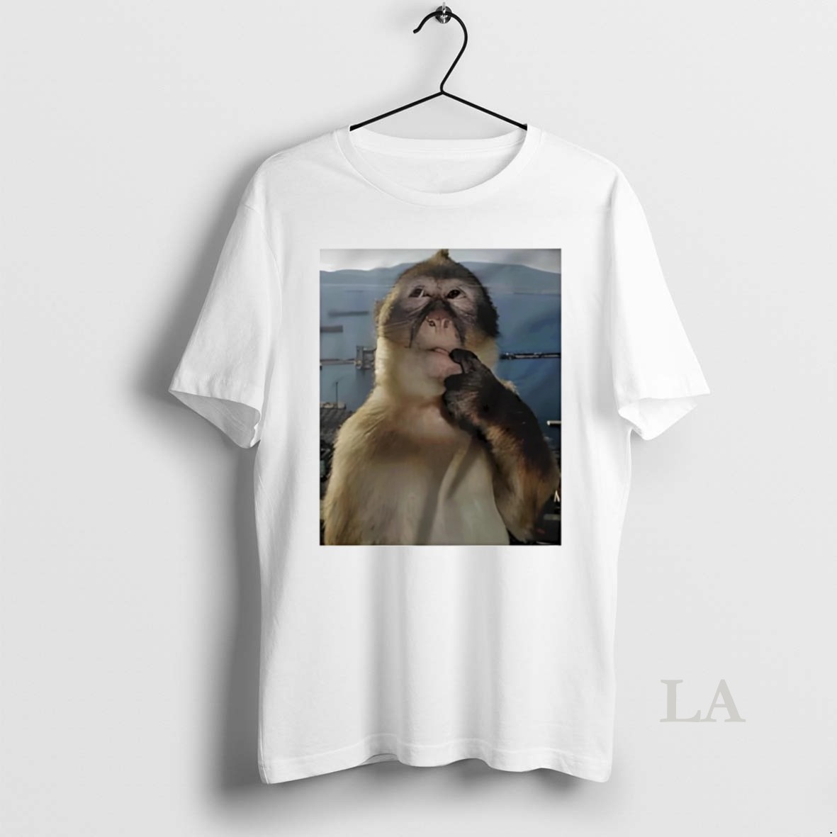 Original Monkey Thinking Meme Shirt
