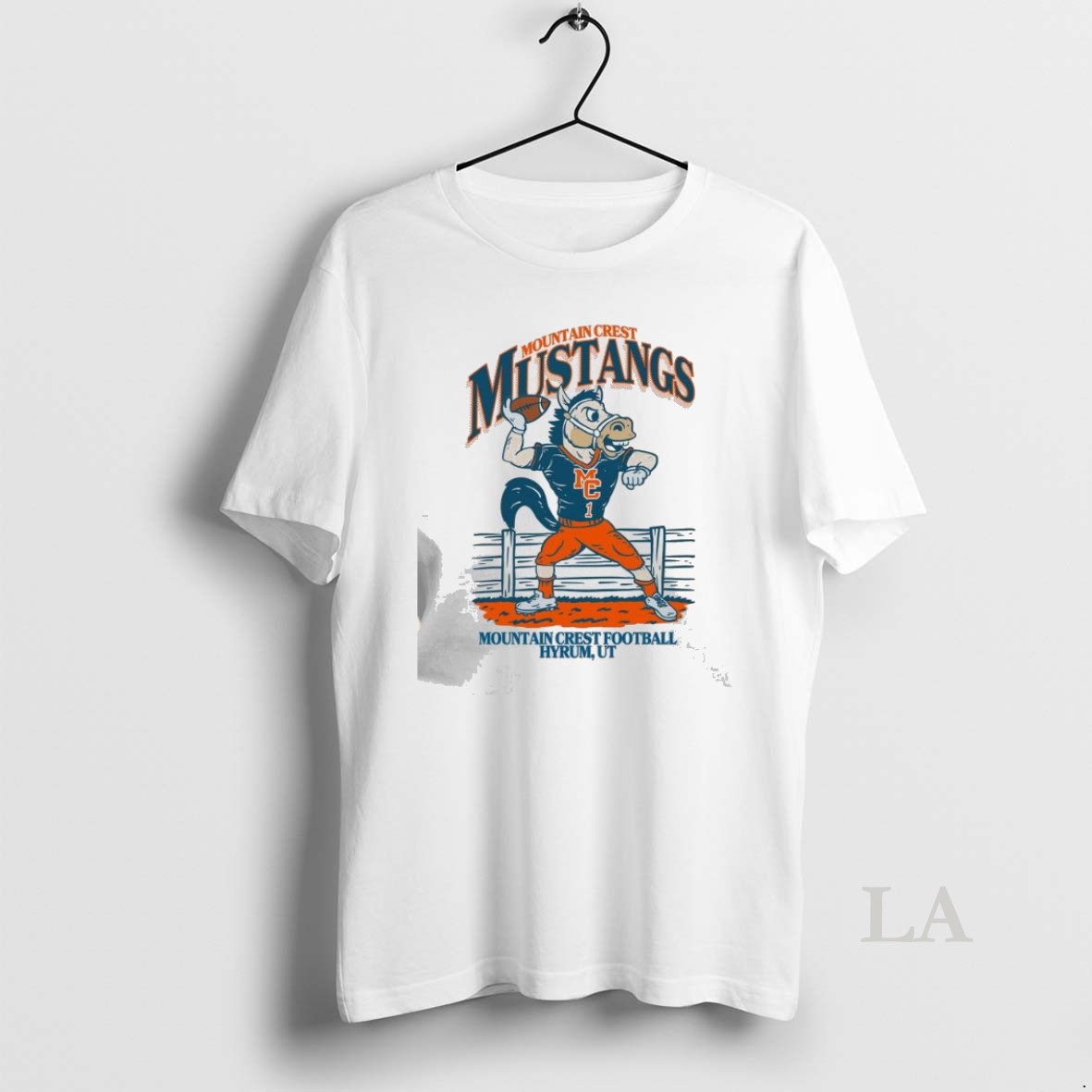 Original Mountain Crest Mustangs Football Mascot Hyrum Ut 2025 Shirt