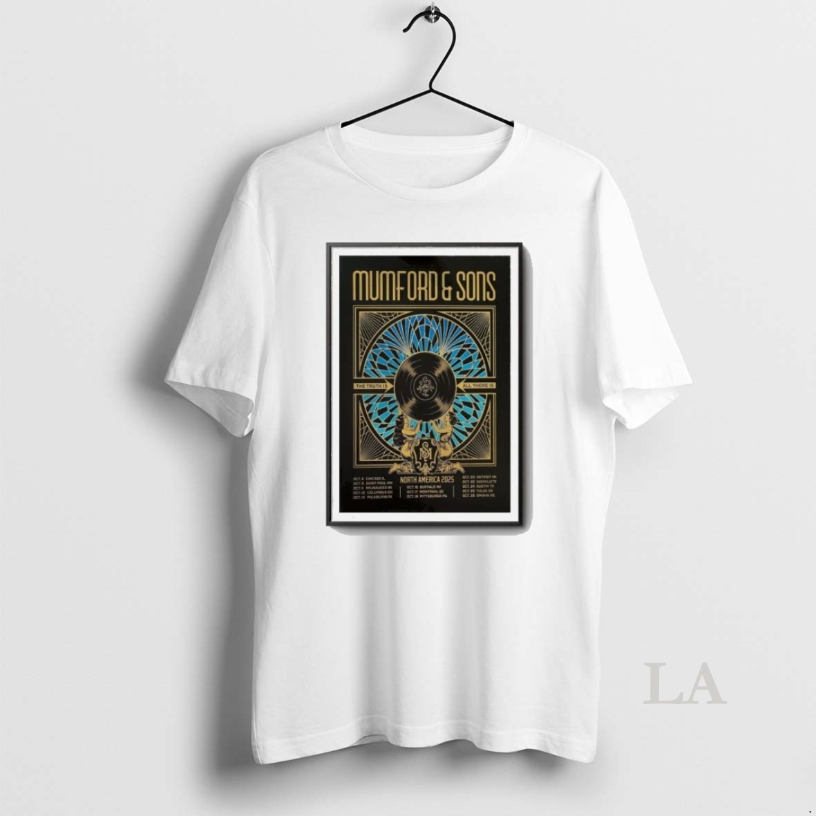 Original Mumford Sons Saint Paul Mn Oct 9 2025 Grand Casino Arena Shirt