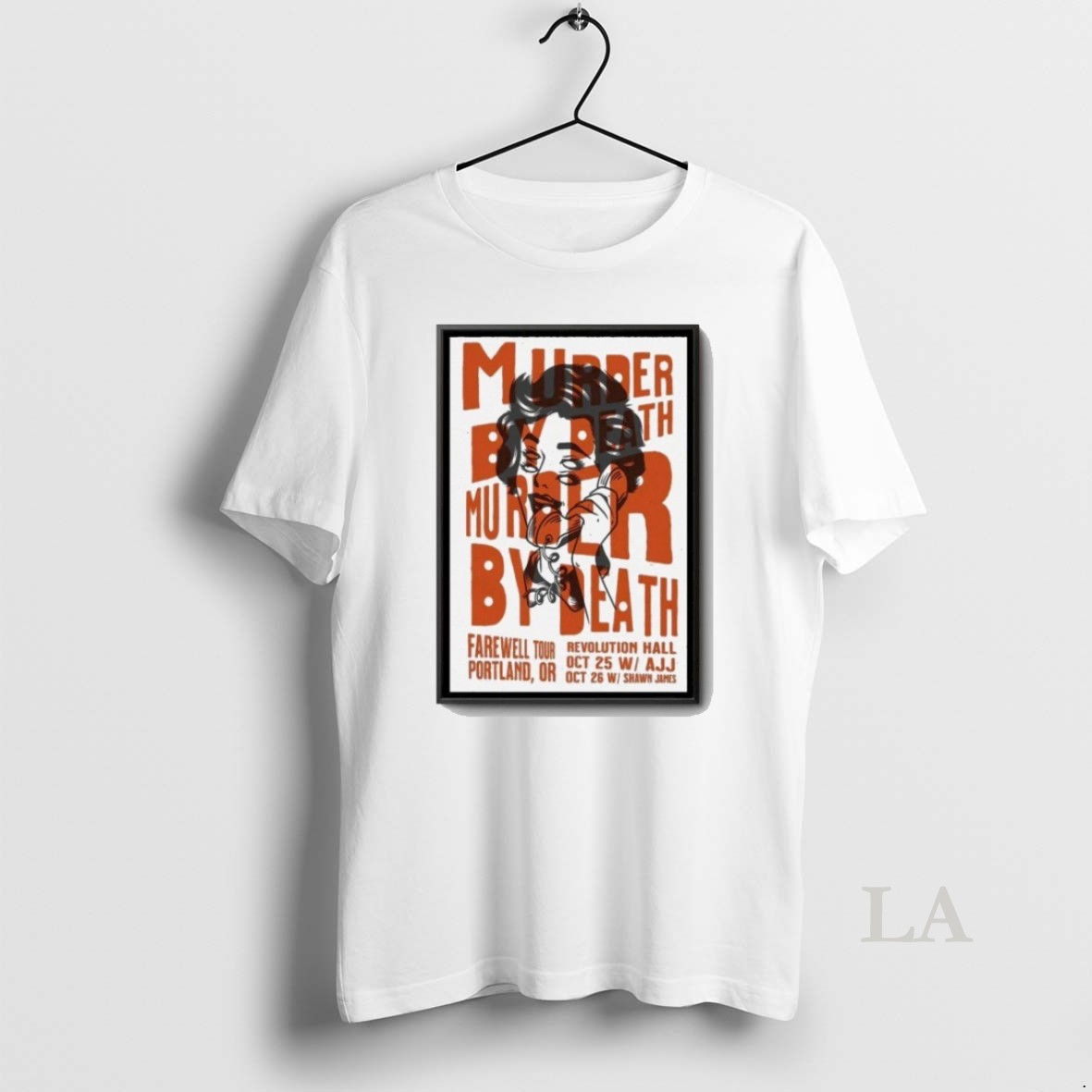 Original Murder By Death Revolution Hall Portland Or Shirt