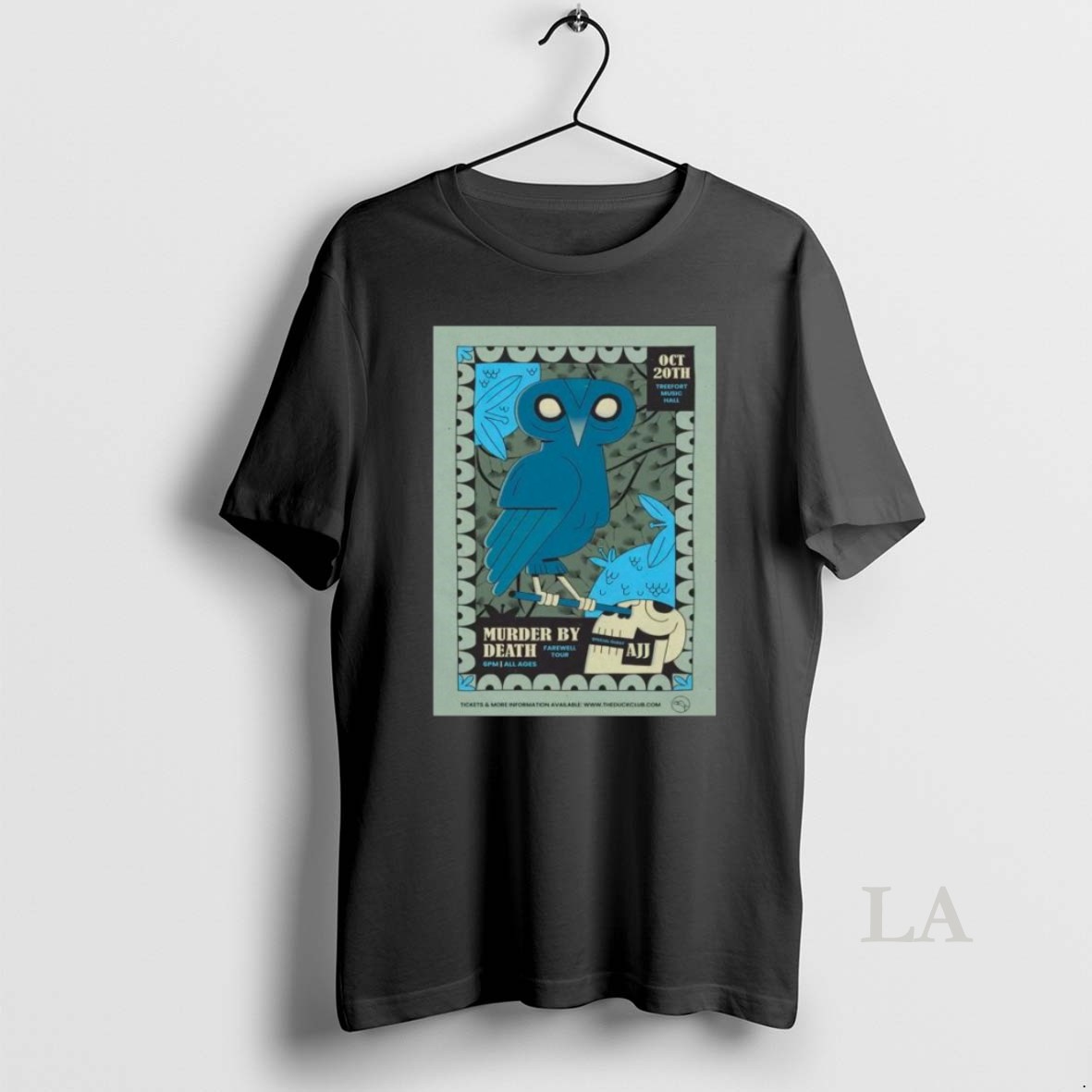 Original Murder By Death Treefort Music Hall Boise October 20 2025 Long Sleve Shirt