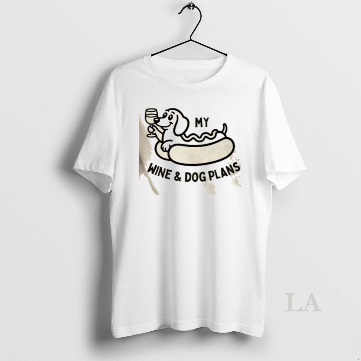 Original My Wine And Dog Plans Shirt