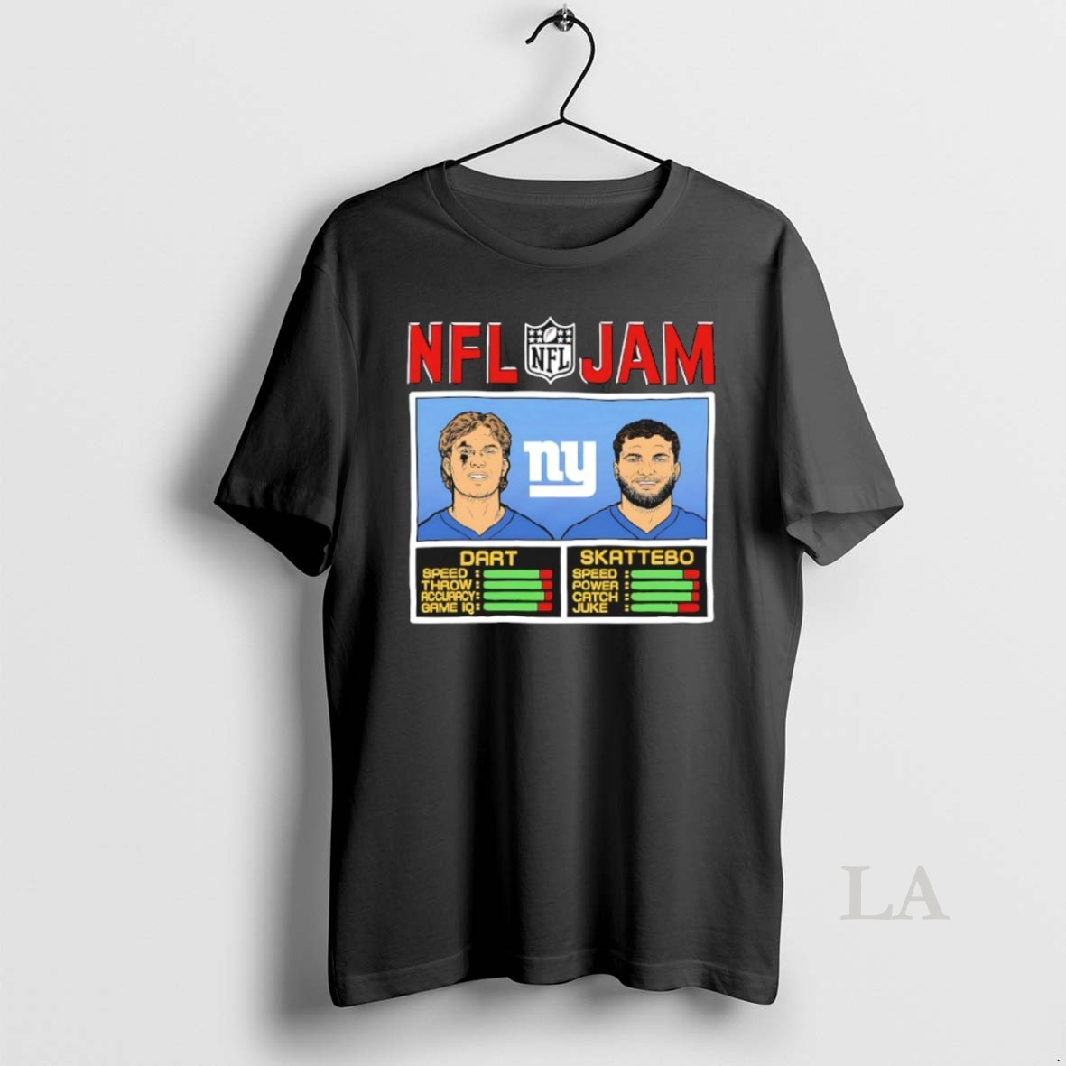 Original Nfl Jam New York Giants Cam Skattebo And Jaxson Dart Shirt