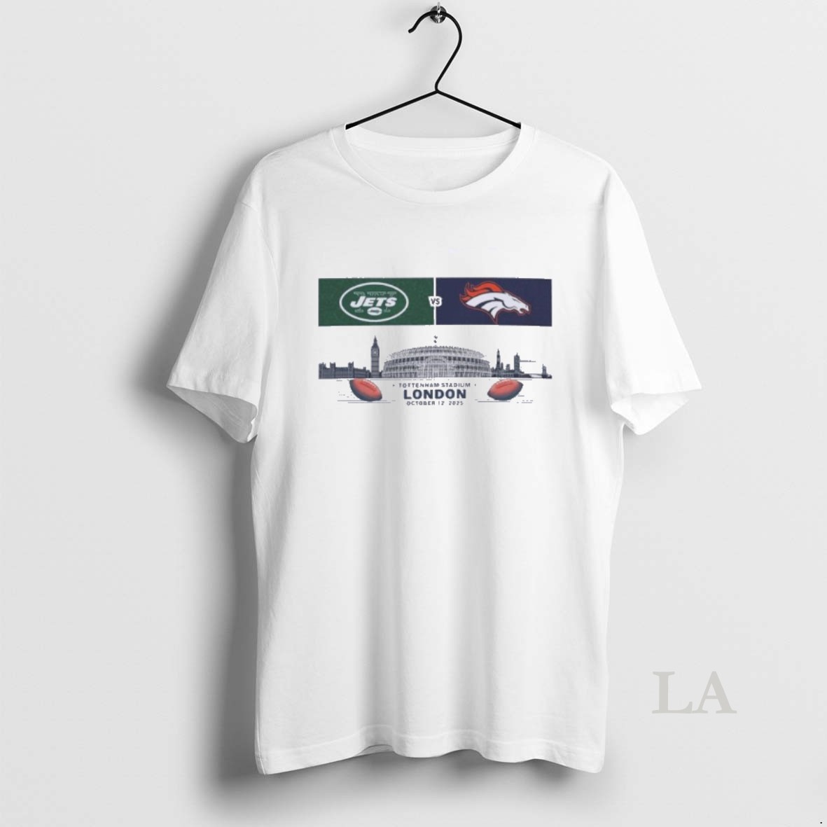 Original Nfl London Game 2025 Denver Broncos Vs Ny Jets October 12 Shirt