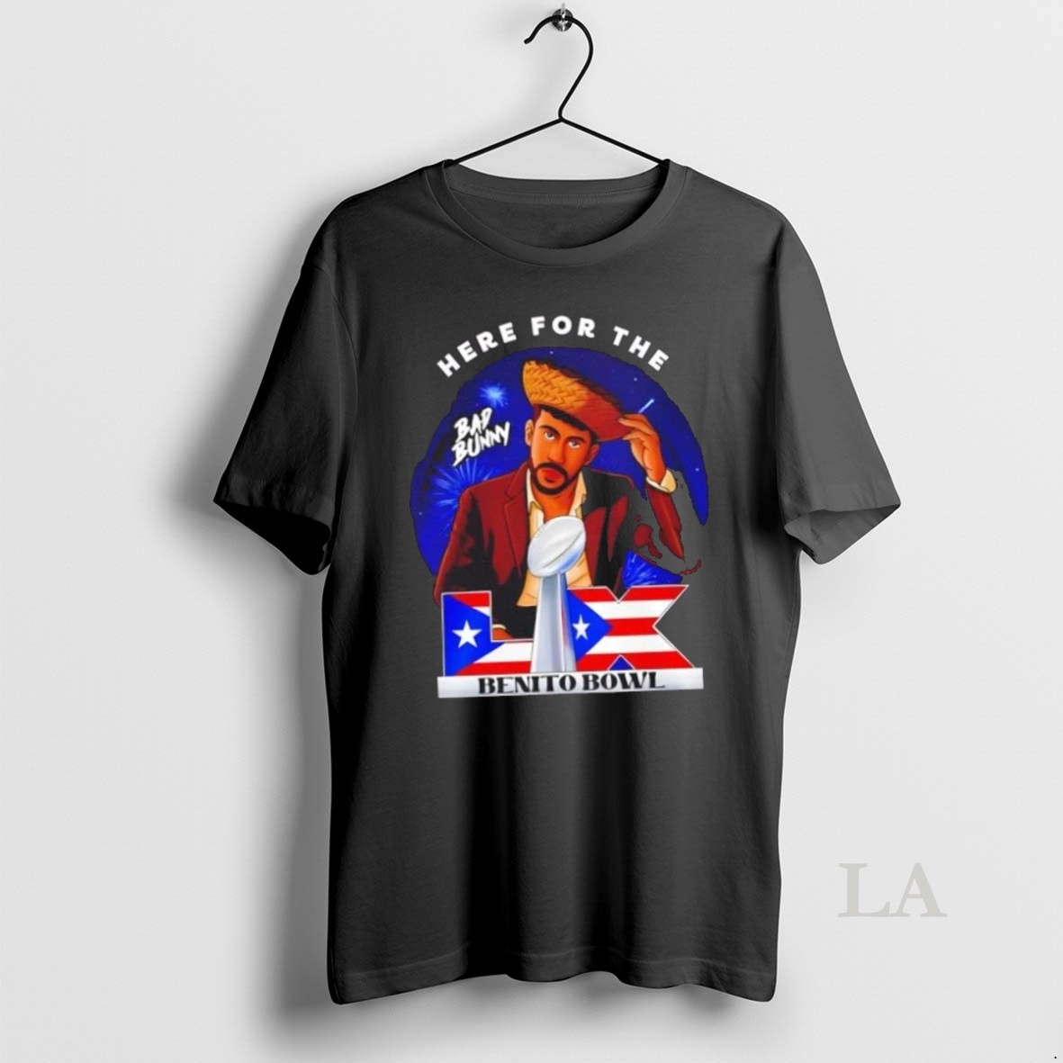 Original Nfl X Bad Bunny Super Bowl Lx 2 Sided Shirt