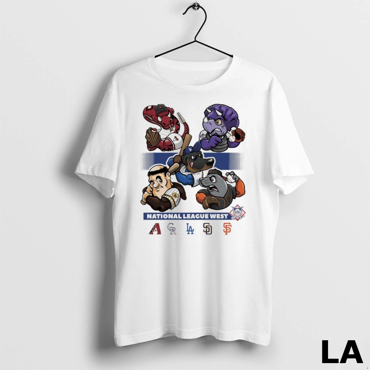 Original National League West 2025 Mlb Postseason Mascot Shirt