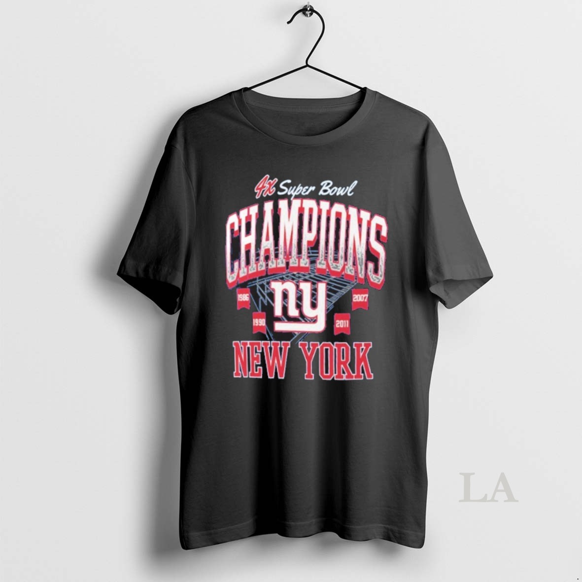 Original New York Giants 4x Super Bowl Champions Shirt 2