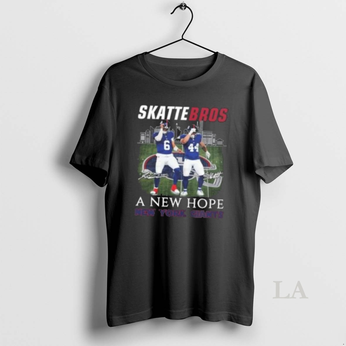 Original New York Giants Jaxson Dart And Cam Skattebo Skattebros A New Hope Signature Shirt