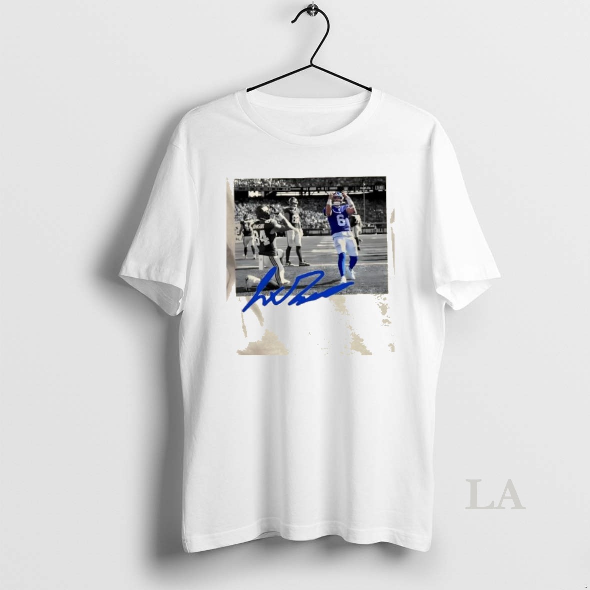 Original New York Giants Jaxson Dart Touchdown Signature Shirt