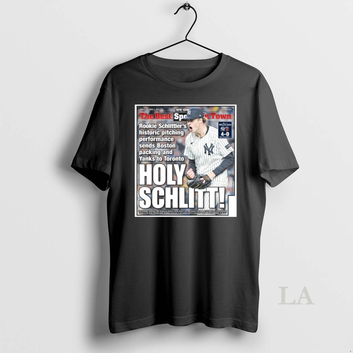 Original New York Yankees Cam Schlittler The Best Sports In Town Holy Schlitt Shirt