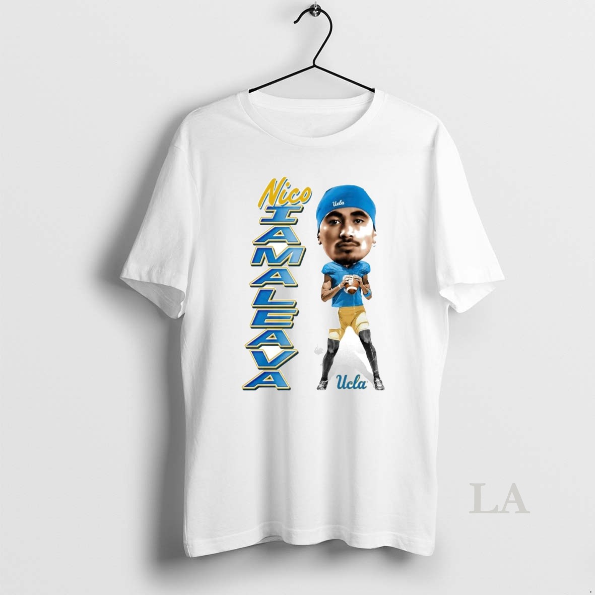 Original Nico Iamaleava Caricature Big Head Ucla Bruins Shirt
