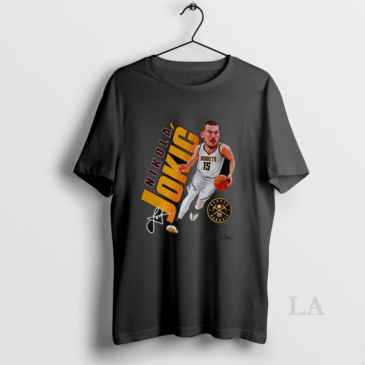 Original Nikola Jokic Denver Nuggets Baseball Caricature Signature Shirt