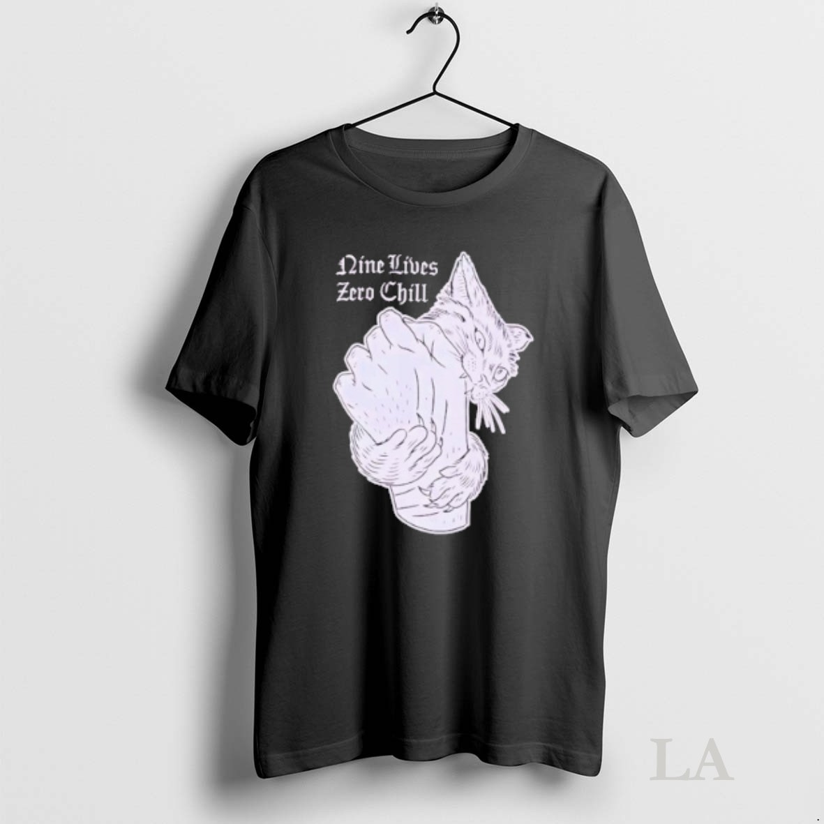Original Nine Lives Zero Chill Cat Shirt