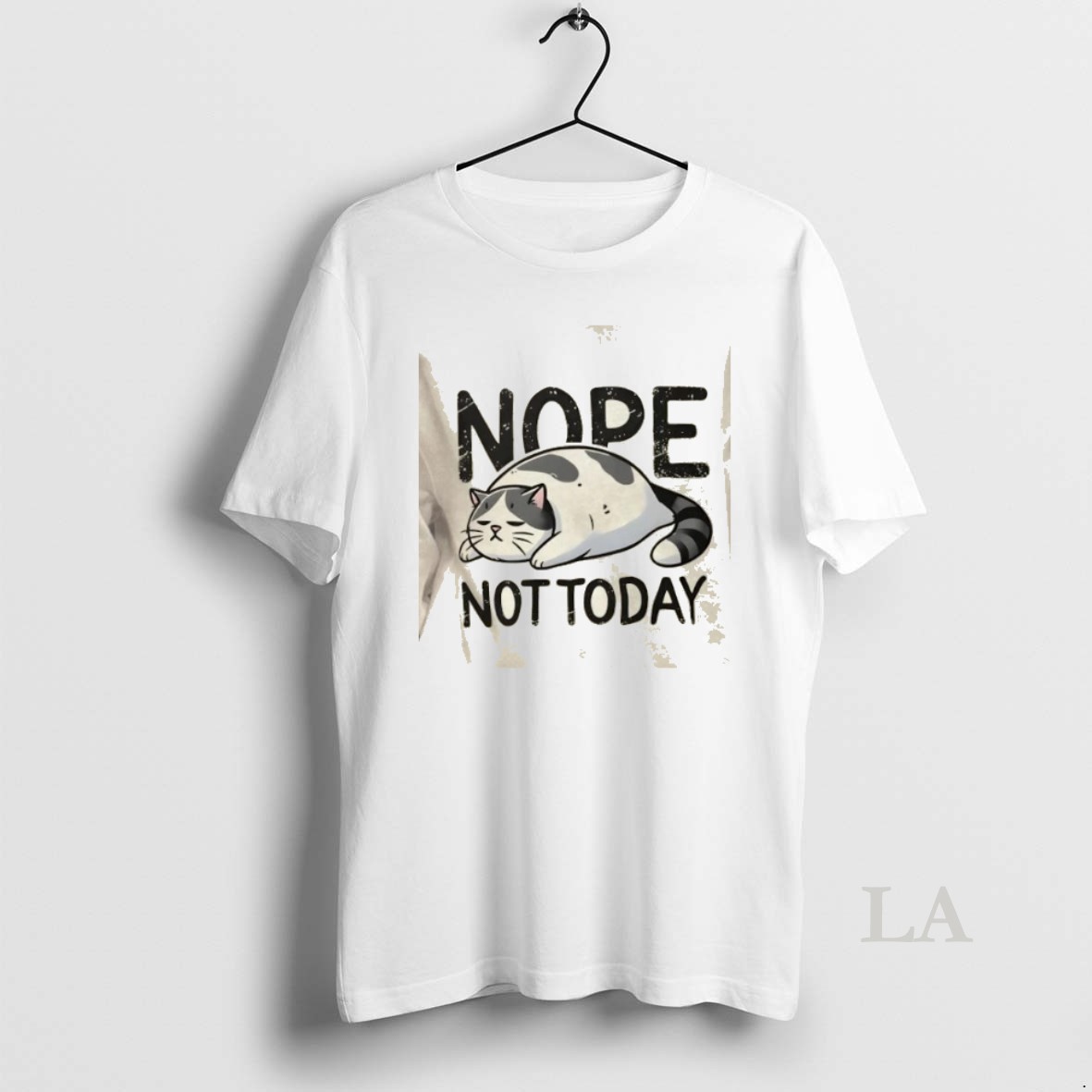 Original Nope Not Today Lazy Cat Shirt