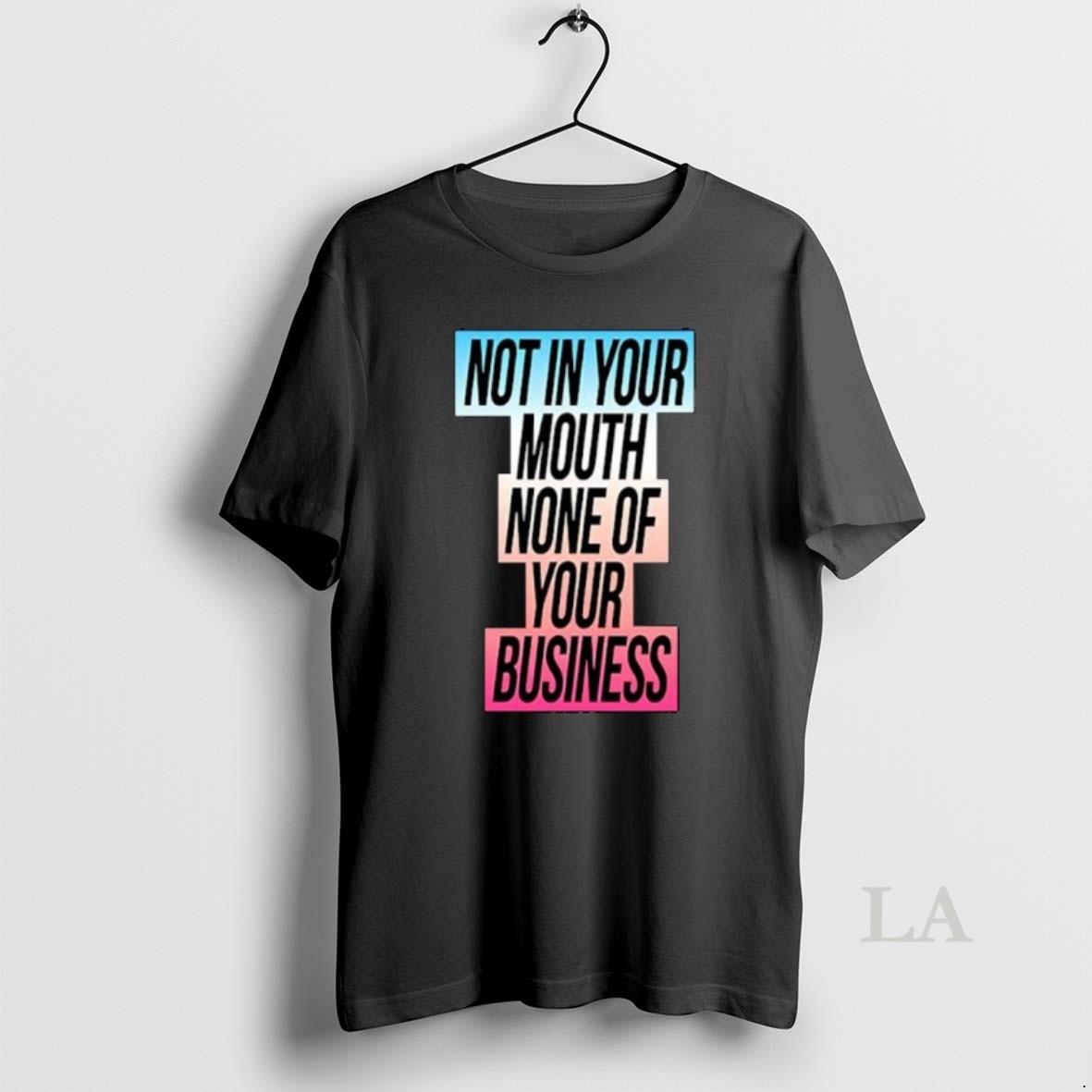 Original Not In Your Mouth None Of Your Business Trans Flag Ornaments Shirt