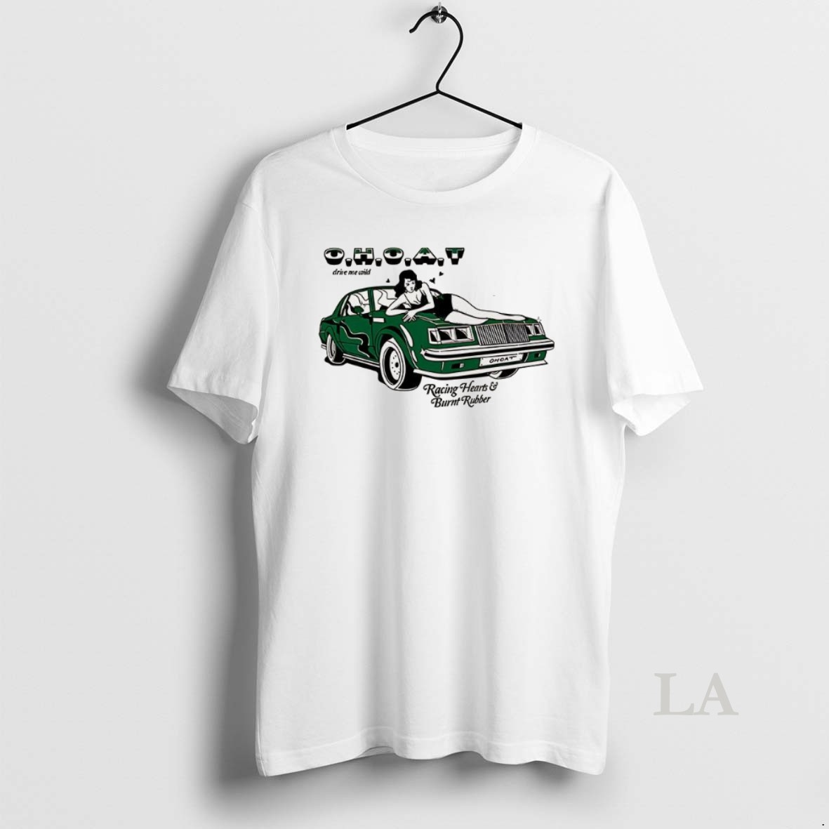 Original Ohoat Racing Heart And Burnt Rubber Shirt