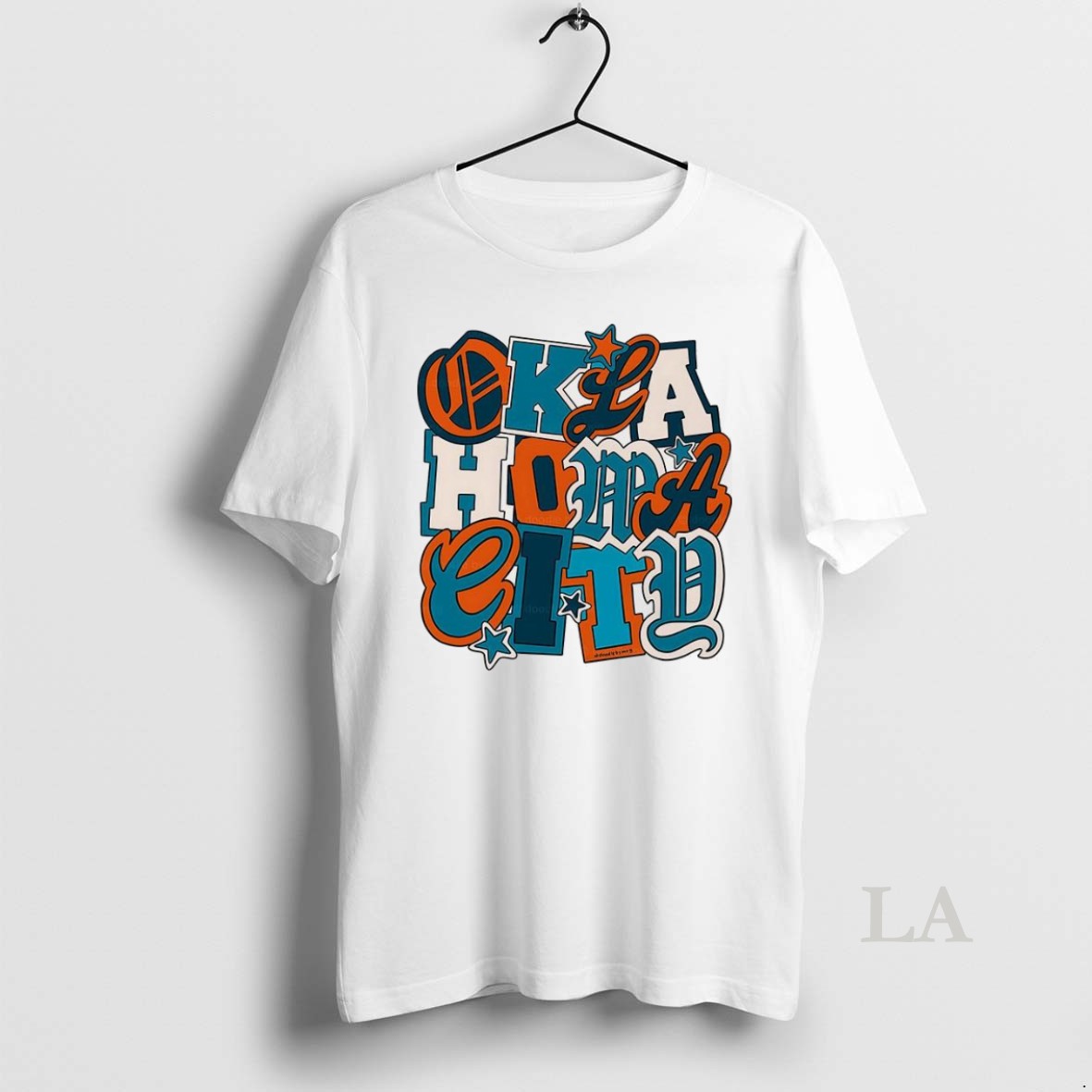 Original Oklahoma City Thunder Basketball Collage Shirt