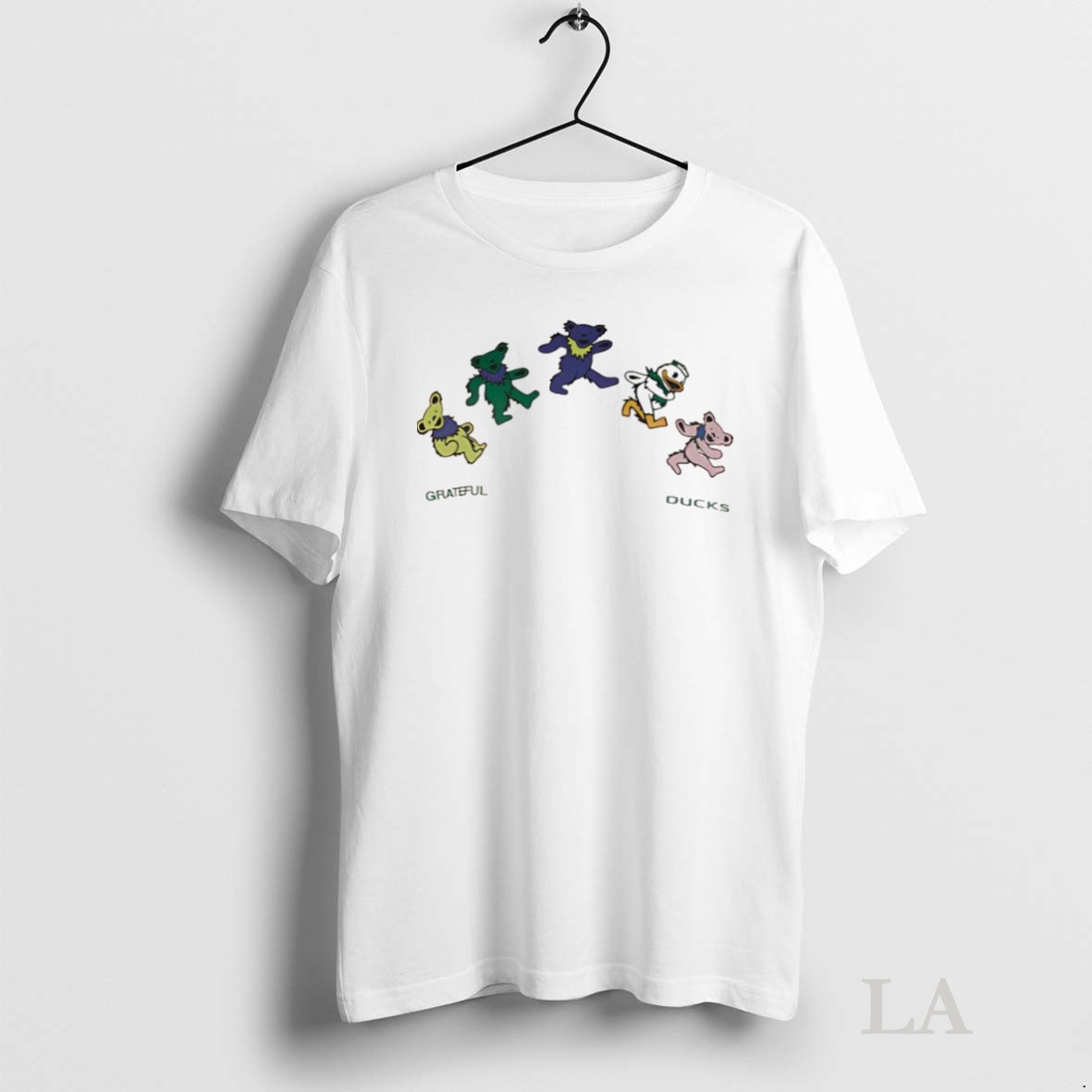 Original Oregon Ducks X Grateful Dead Grateful Duck Logo Cover Shirt
