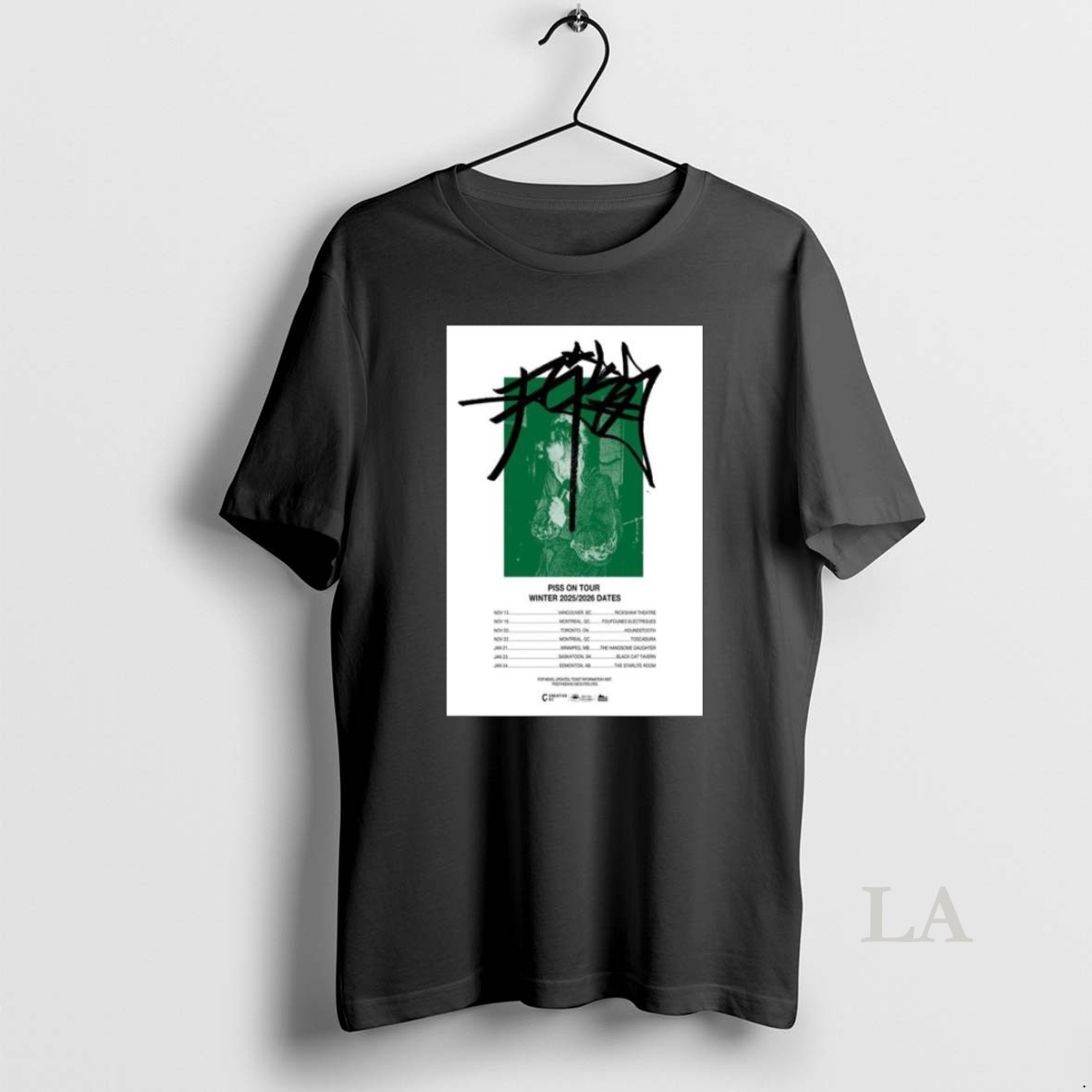 Original Piss Winter Tour 2025 2026 Long Sleve Shirt