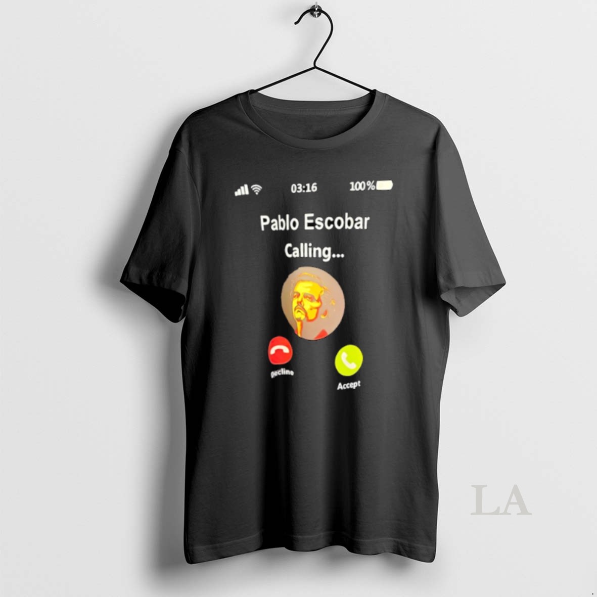 Original Pablo Escobar Calling Graphic Shirt