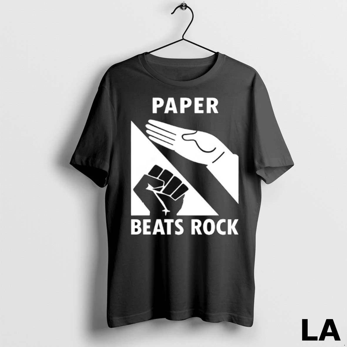 Original Paper Beats Rock Hand Back Ladies Shirt