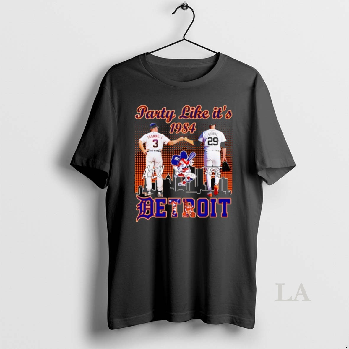 Original Party Like Its 1984 Alan Trammell And Tarik Skubal Detroit Tigers Signatures Shirt