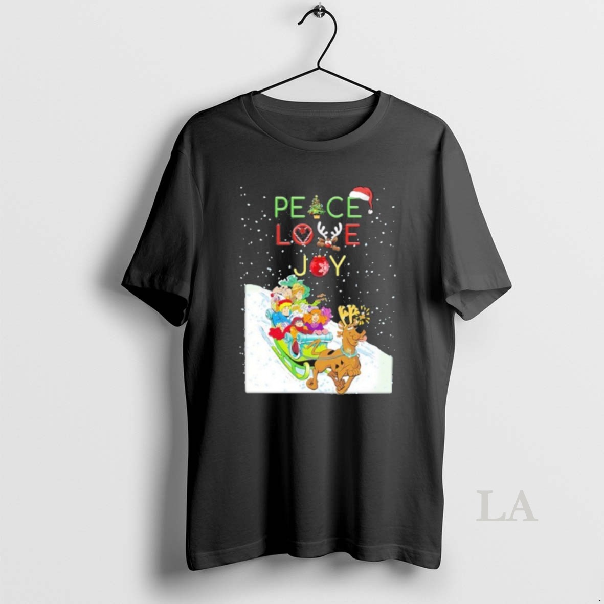 Original Peace Love Joy Scooby Doo Christmas Shirt