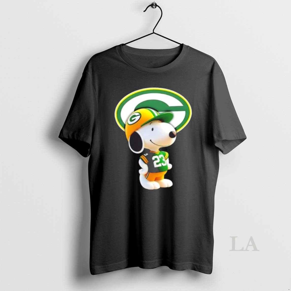 Original Peanuts Snoopy Smiling At Green Bay Packers Football Fans Shirt