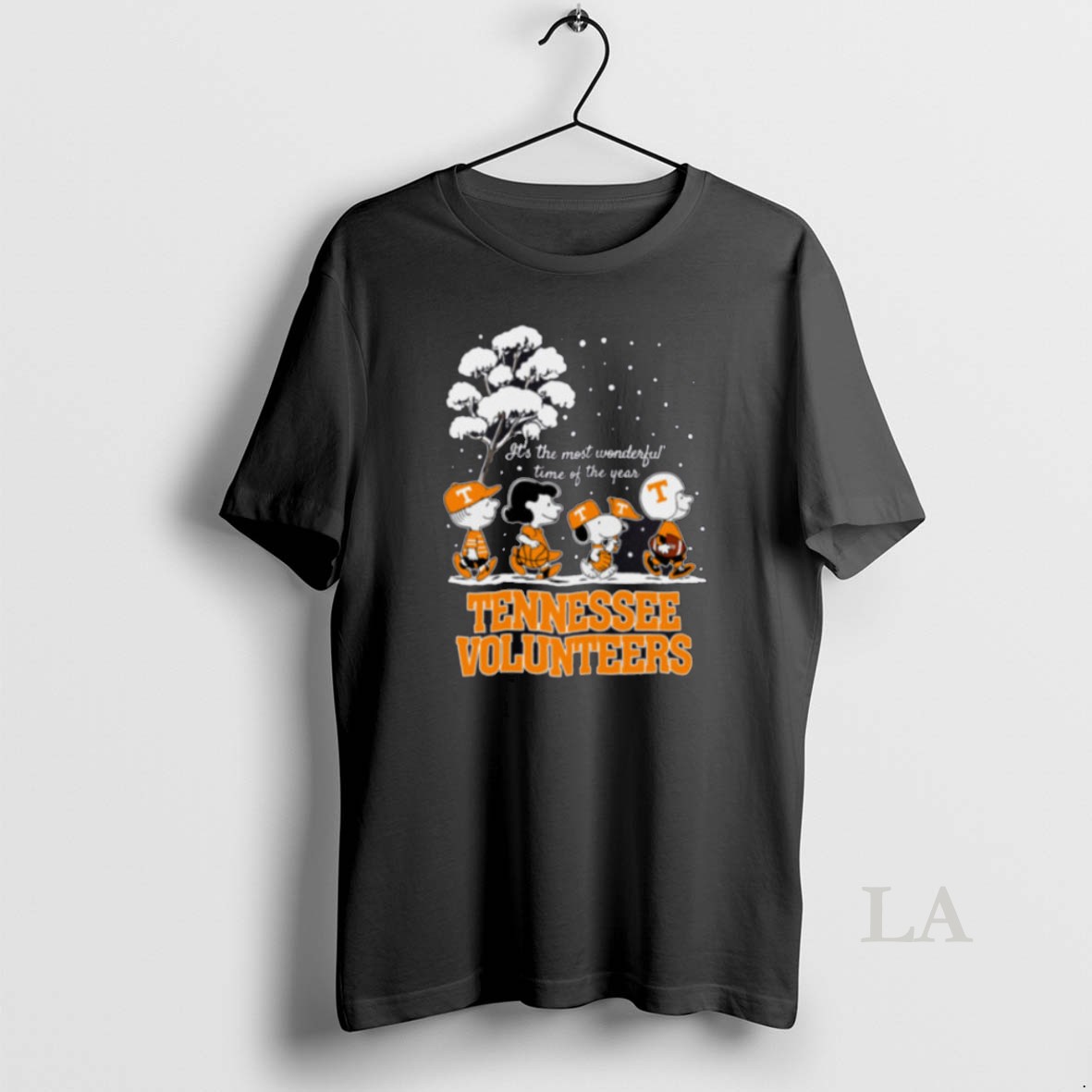 Original Peanuts Tennessee Volunteers Winter Its The Most Wonderful Time Of The Year Shirt