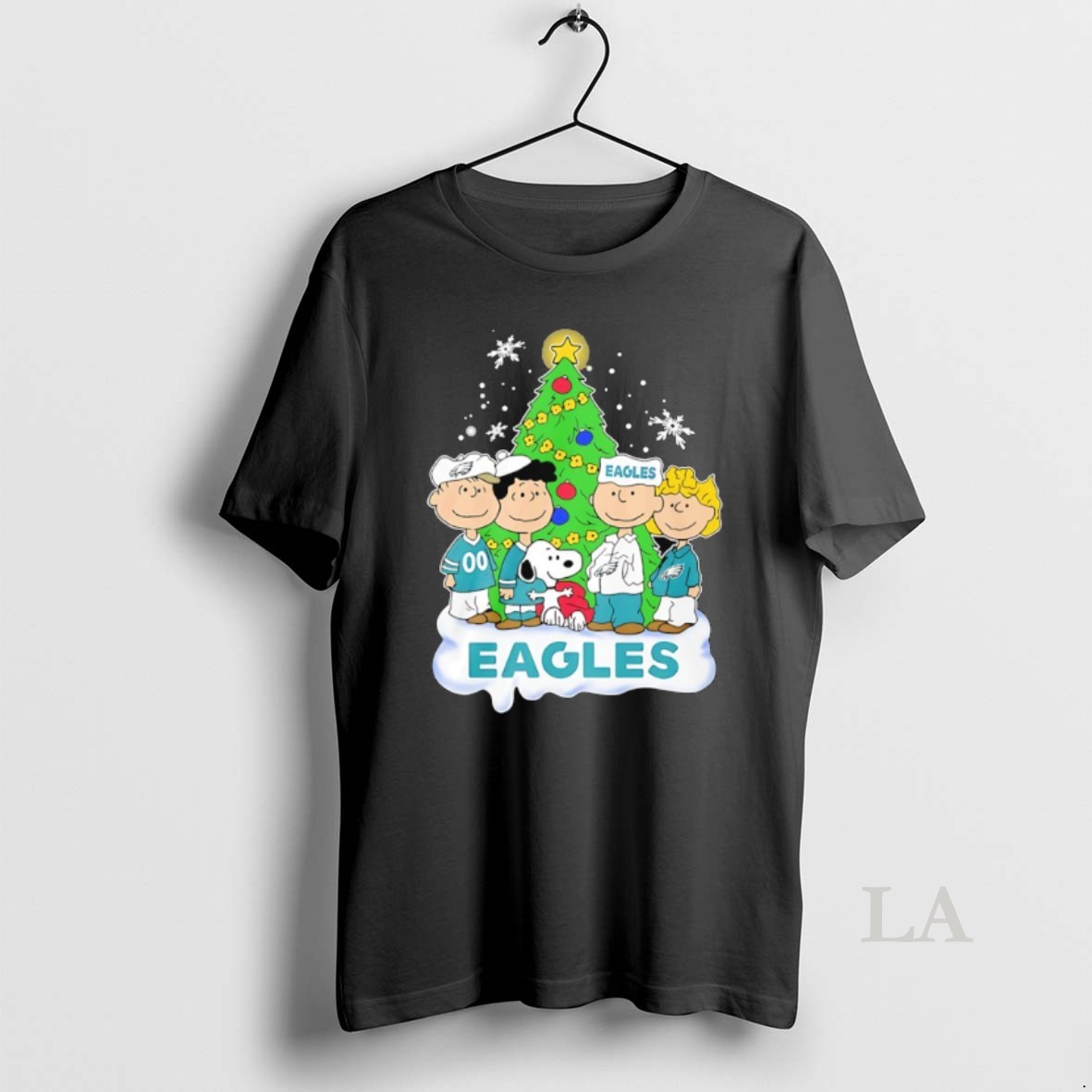 Original Peanuts Characters X Philadelphia Eagles Chrismas Shirt