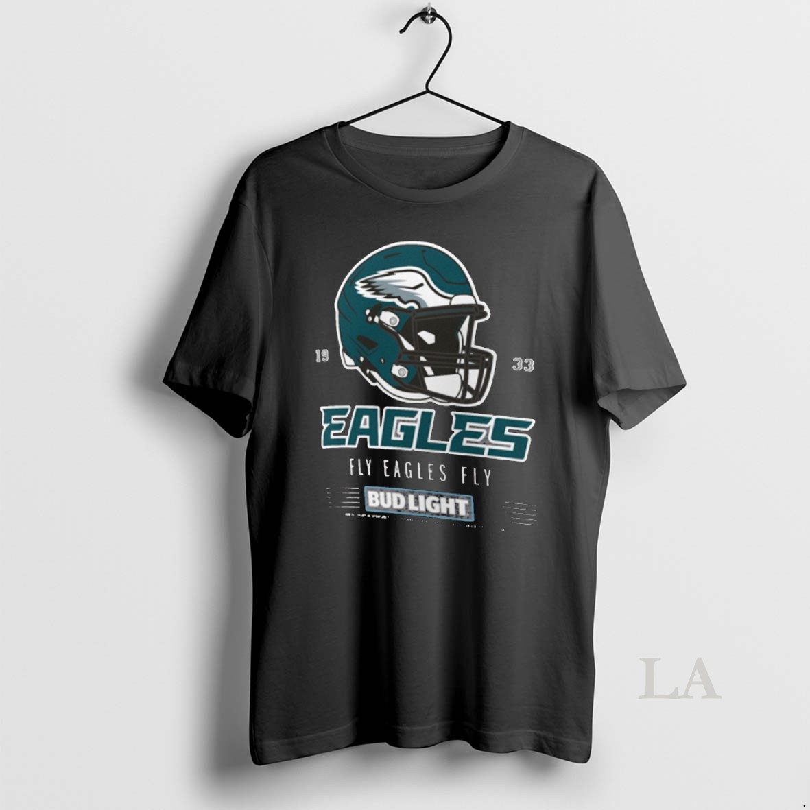 Original Philadelphia Eagles Fly Eagles Fly Nfl Bud Light 2025 Helmet Shirt