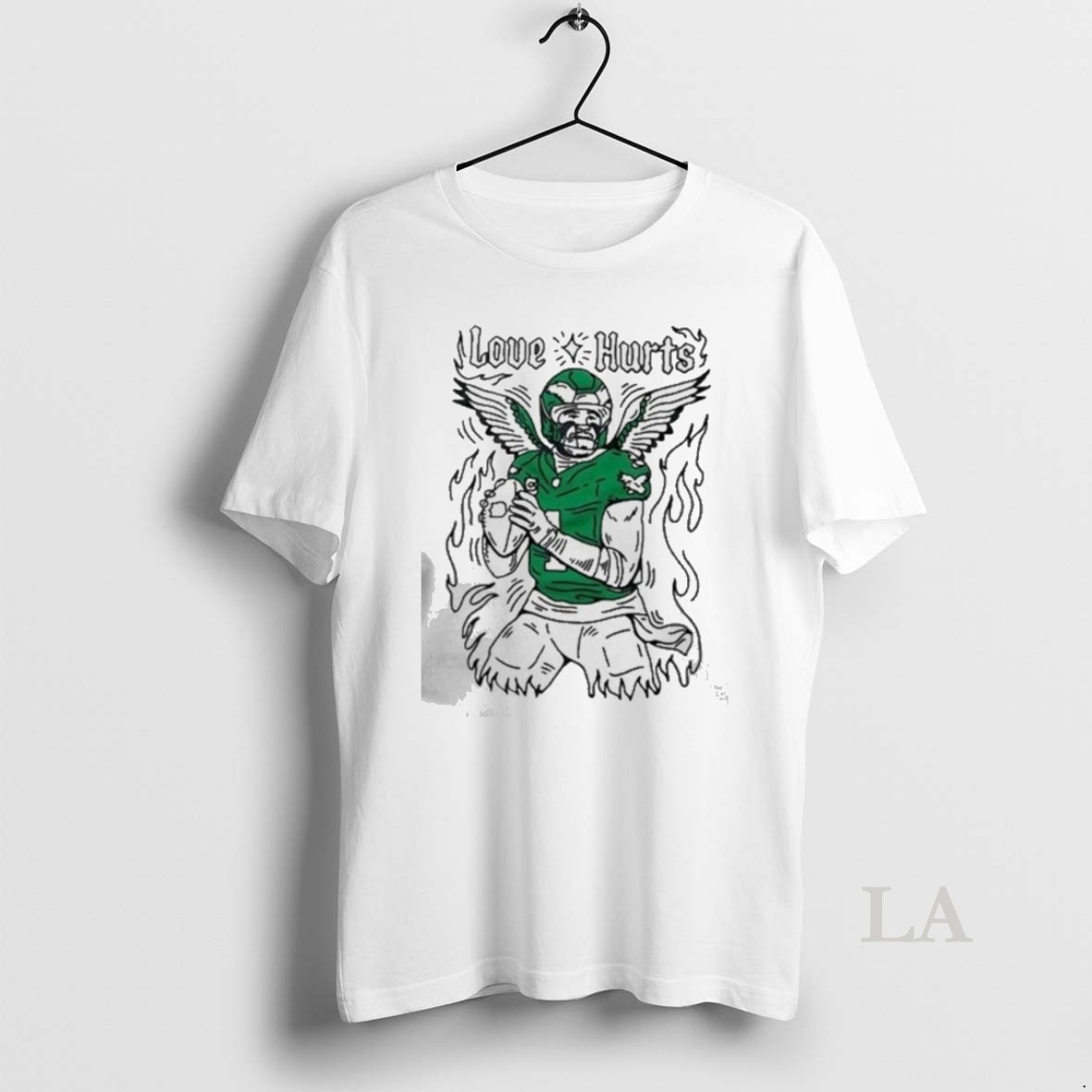 Original Philadelphia Eagles Jalen Hurts Love Hurts Shirt