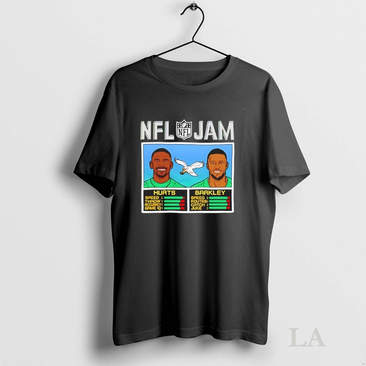 Original Philadelphia Saquon Barkley And Kelly Green Nfl Jam Shirt