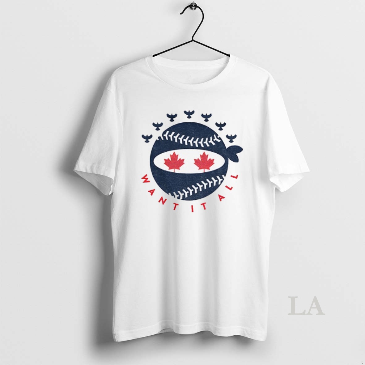 Original Pitching Ninja Maple Leaf Want It All Toronto Blue Jays Shirt